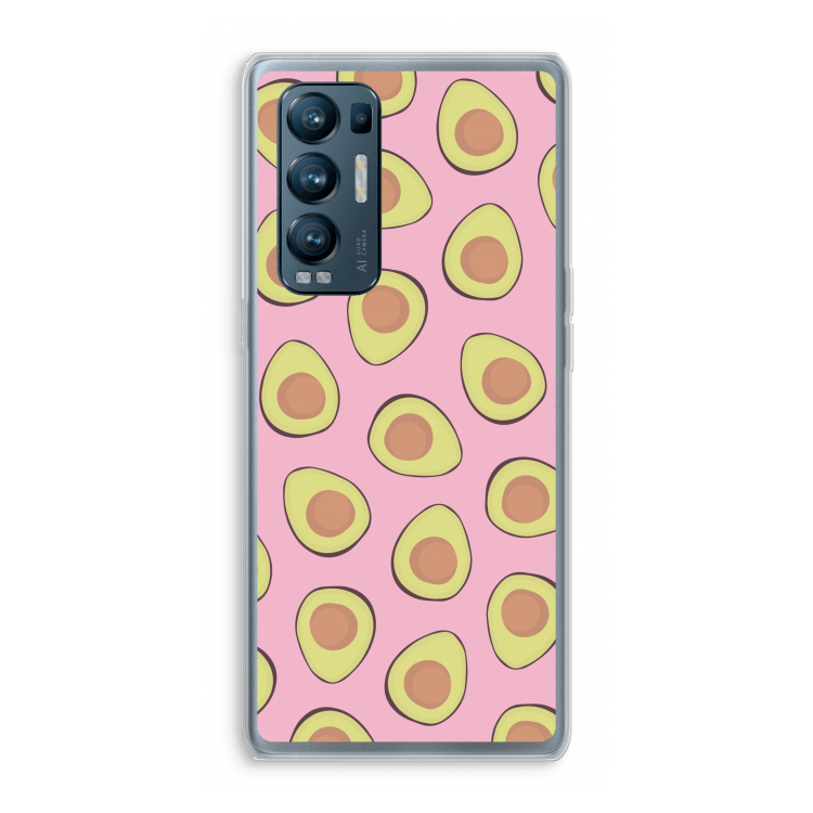 Dancing avocados: Oppo Find X3 Neo Transparant Hoesje