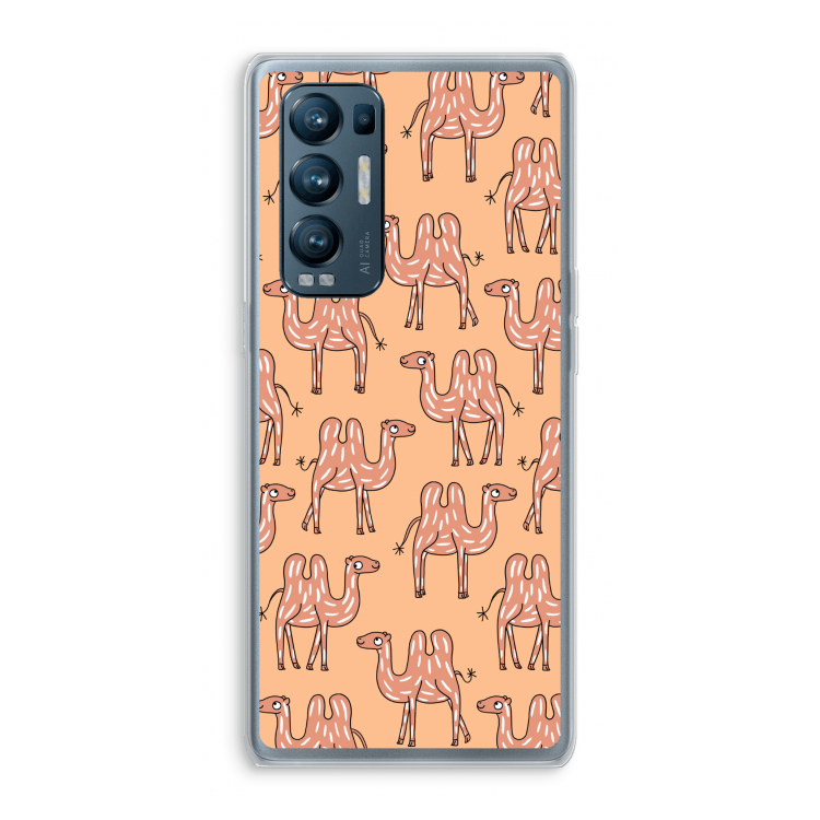 Kameel: Oppo Find X3 Neo Transparant Hoesje