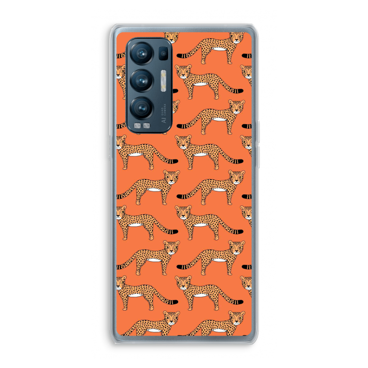 Cheetah: Oppo Find X3 Neo Transparant Hoesje