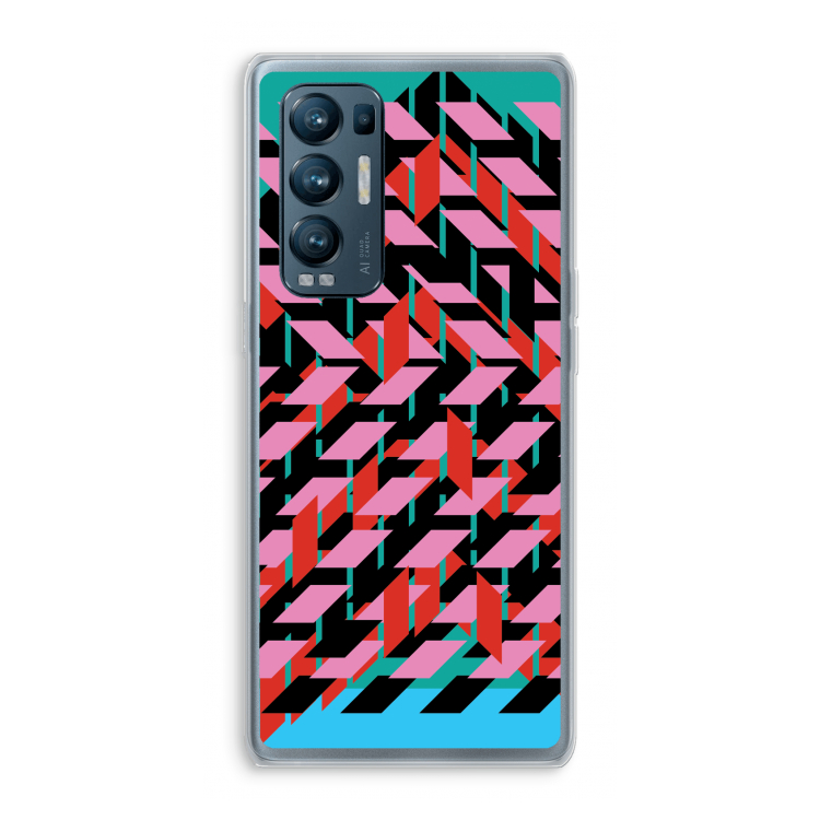 Skew Blush 2: Oppo Find X3 Neo Transparant Hoesje