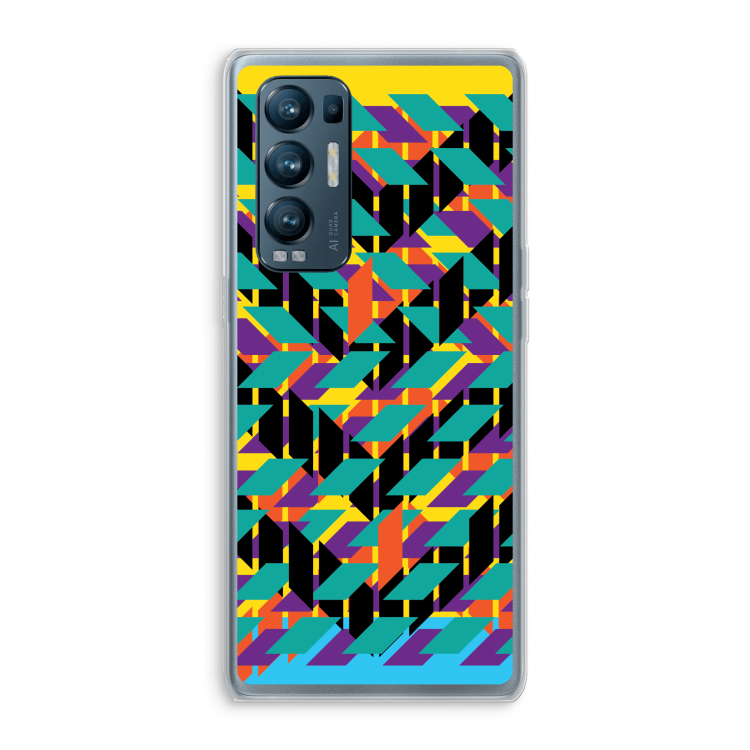 Skew Bee 1: Oppo Find X3 Neo Transparant Hoesje