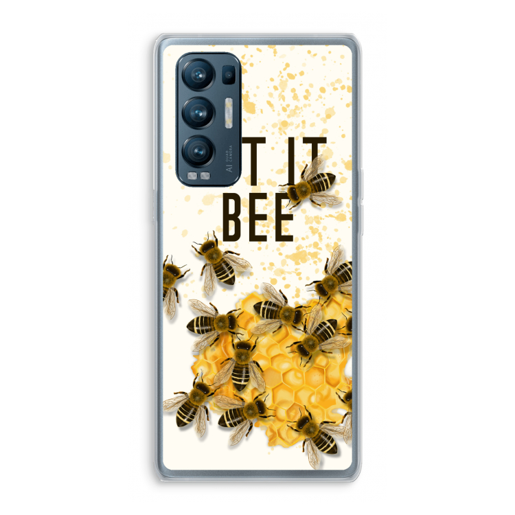 Let it bee: Oppo Find X3 Neo Transparant Hoesje
