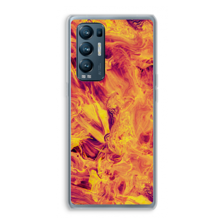 Eternal Fire: Oppo Find X3 Neo Transparant Hoesje
