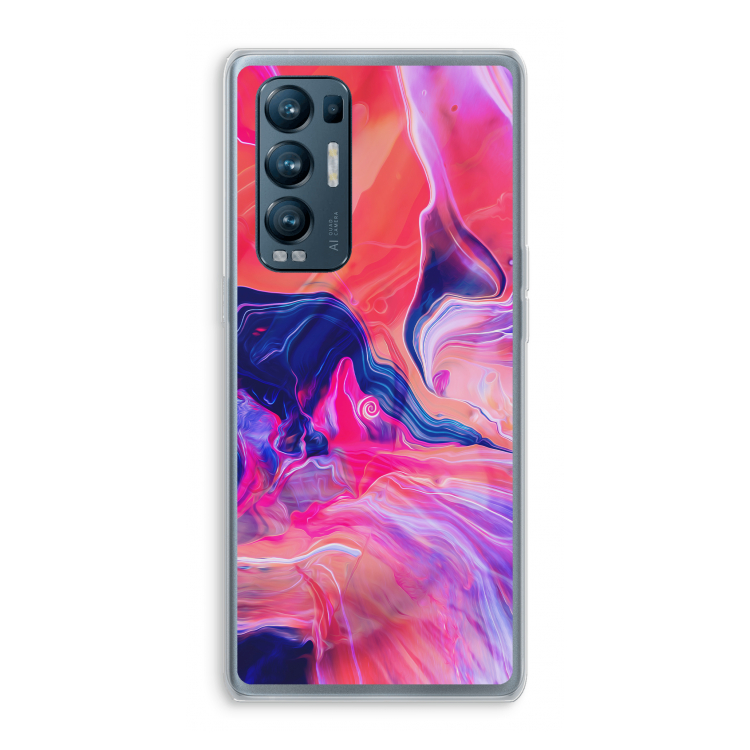 Earth And Ocean: Oppo Find X3 Neo Transparant Hoesje