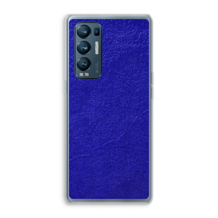 Majorelle Blue: Oppo Find X3 Neo Transparant Hoesje