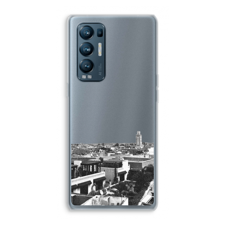 Marrakech Skyline : Oppo Find X3 Neo Transparant Hoesje