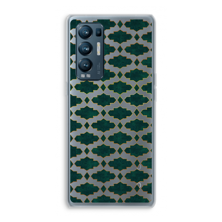 Moroccan tiles: Oppo Find X3 Neo Transparant Hoesje