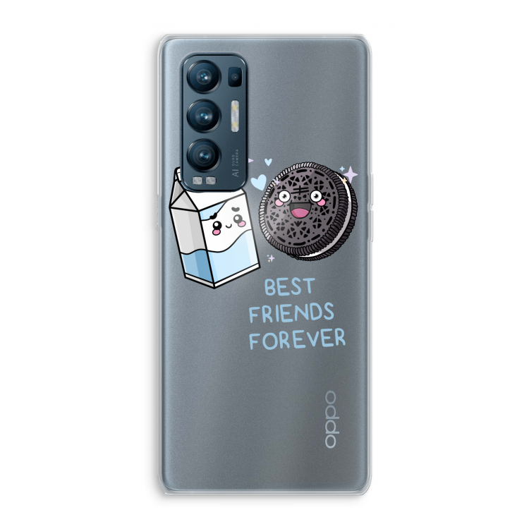 Best Friend Forever: Oppo Find X3 Neo Transparant Hoesje