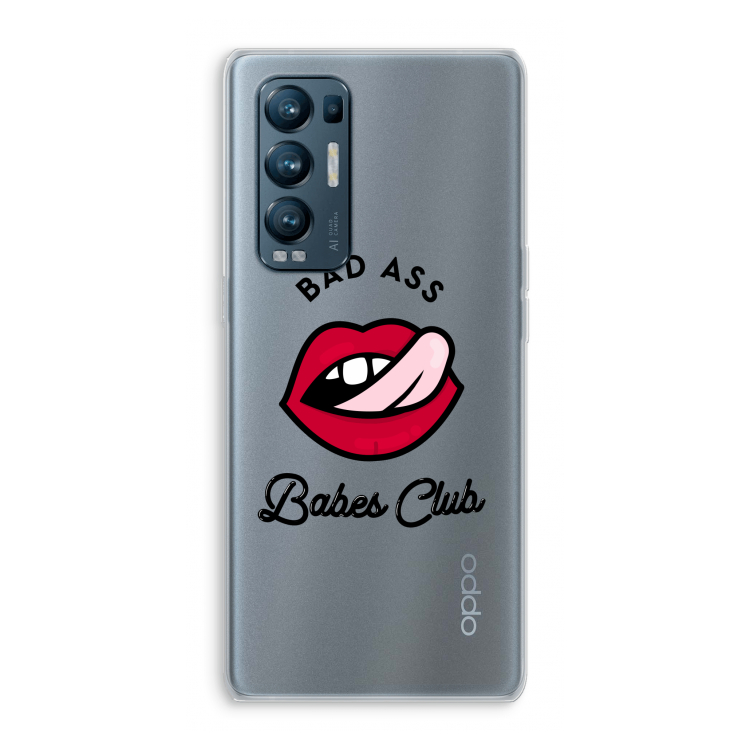 Badass Babes Club: Oppo Find X3 Neo Transparant Hoesje