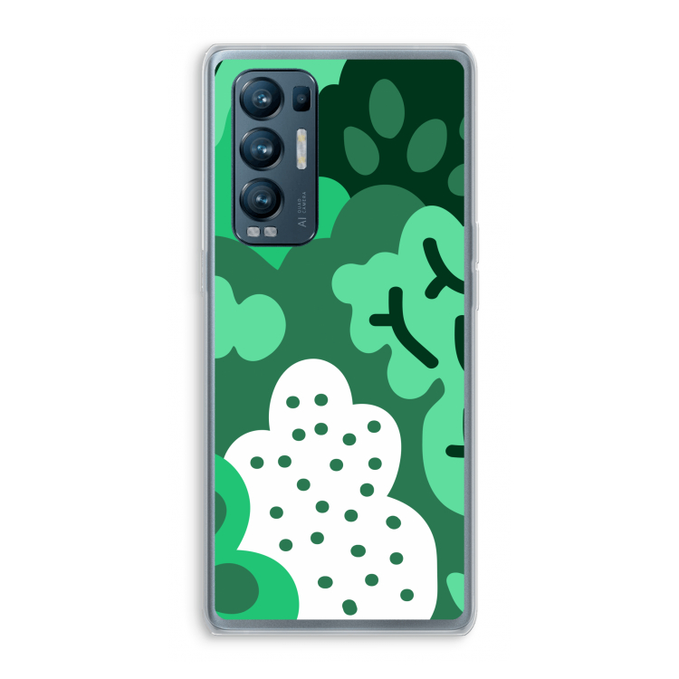 Bushes: Oppo Find X3 Neo Transparant Hoesje