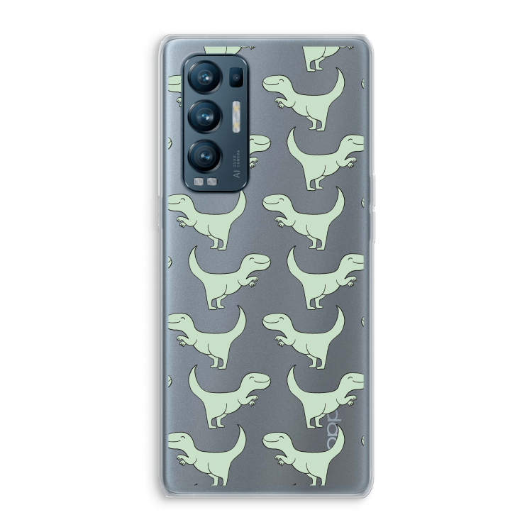 Dinos: Oppo Find X3 Neo Transparant Hoesje