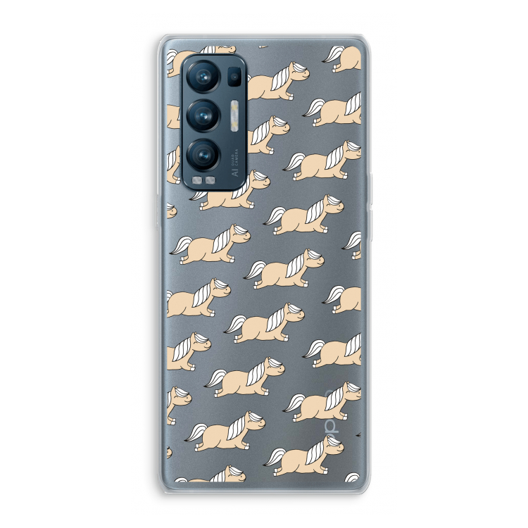 Ponys: Oppo Find X3 Neo Transparant Hoesje