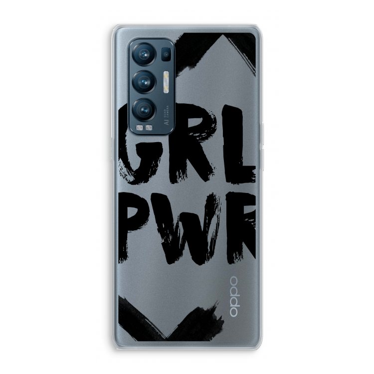 Girl Power #2: Oppo Find X3 Neo Transparant Hoesje