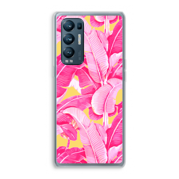 Pink Banana: Oppo Find X3 Neo Transparant Hoesje