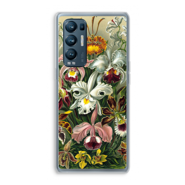Haeckel Orchidae: Oppo Find X3 Neo Transparant Hoesje