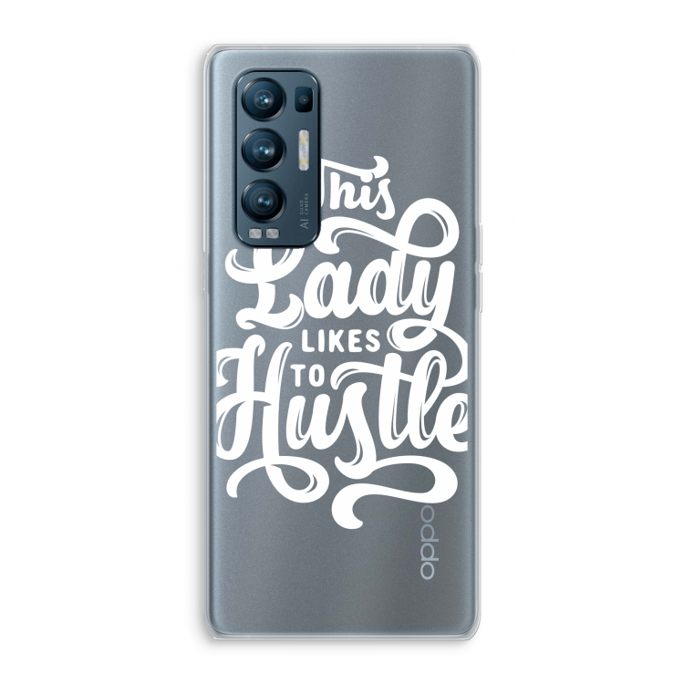 Hustle Lady: Oppo Find X3 Neo Transparant Hoesje