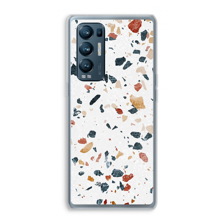 Terrazzo N°4: Oppo Find X3 Neo Transparant Hoesje