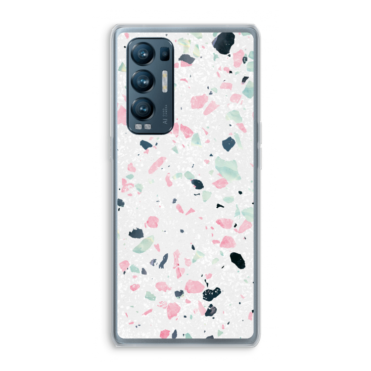 Terrazzo N°3: Oppo Find X3 Neo Transparant Hoesje
