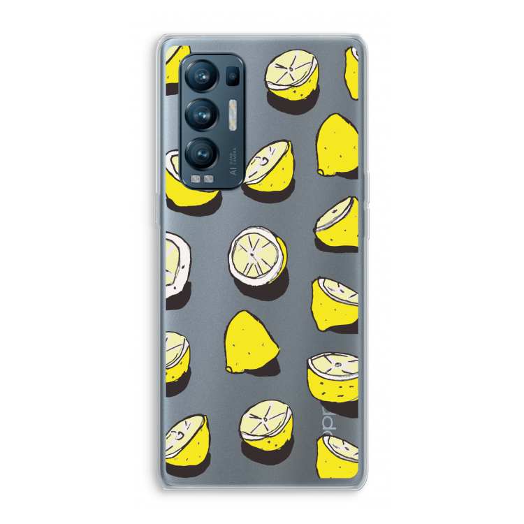 When Life Gives You Lemons...: Oppo Find X3 Neo Transparant Hoesje