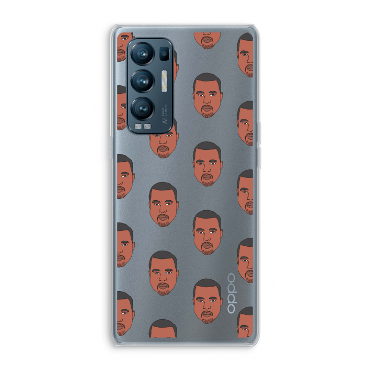 Kanye Call Me?: Oppo Find X3 Neo Transparant Hoesje