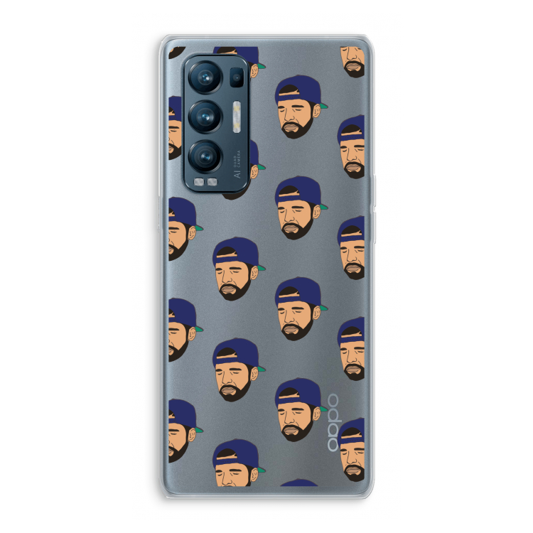 Drake Away: Oppo Find X3 Neo Transparant Hoesje