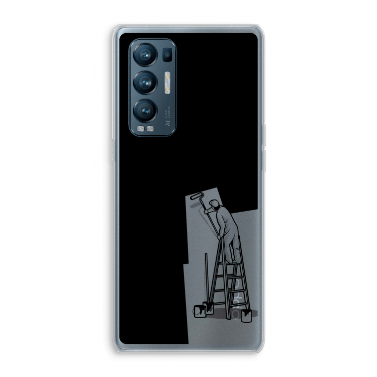 Musketon Painter: Oppo Find X3 Neo Transparant Hoesje