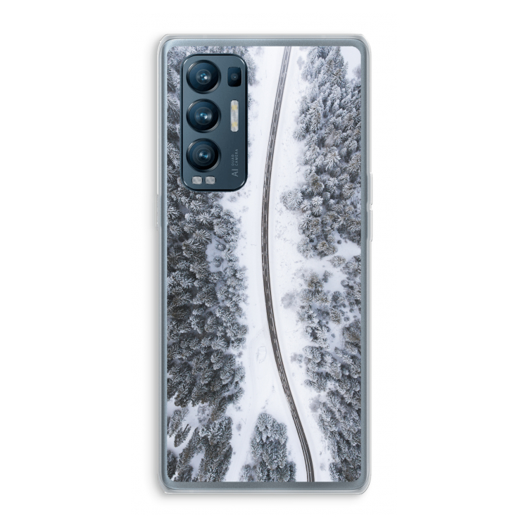 Snøfall: Oppo Find X3 Neo Transparant Hoesje