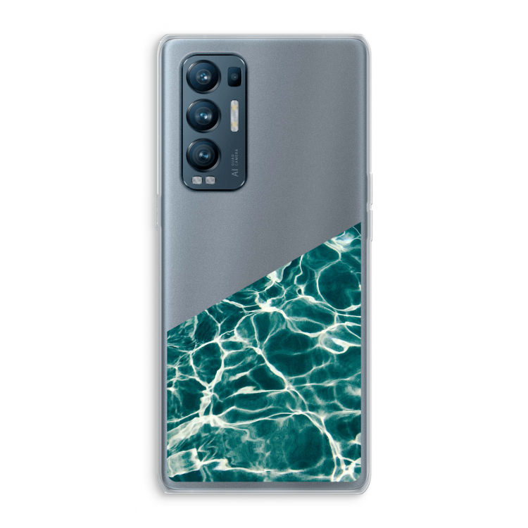Weerkaatsing water: Oppo Find X3 Neo Transparant Hoesje