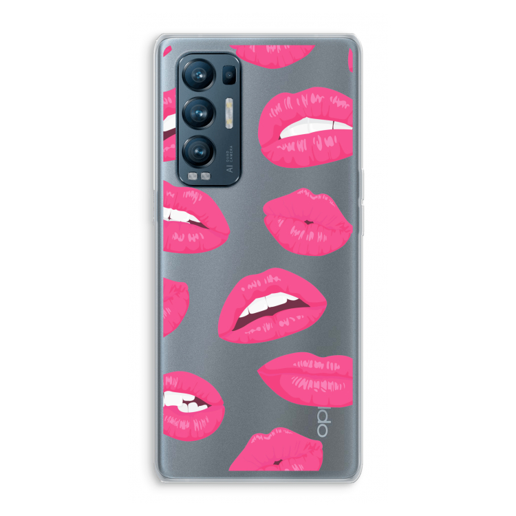 Bite my lip: Oppo Find X3 Neo Transparant Hoesje