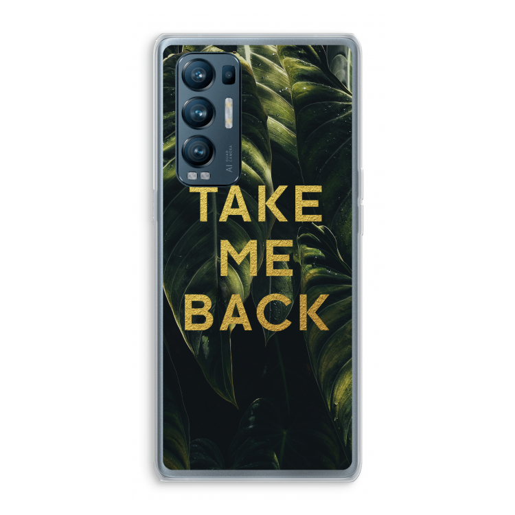 Take me back: Oppo Find X3 Neo Transparant Hoesje