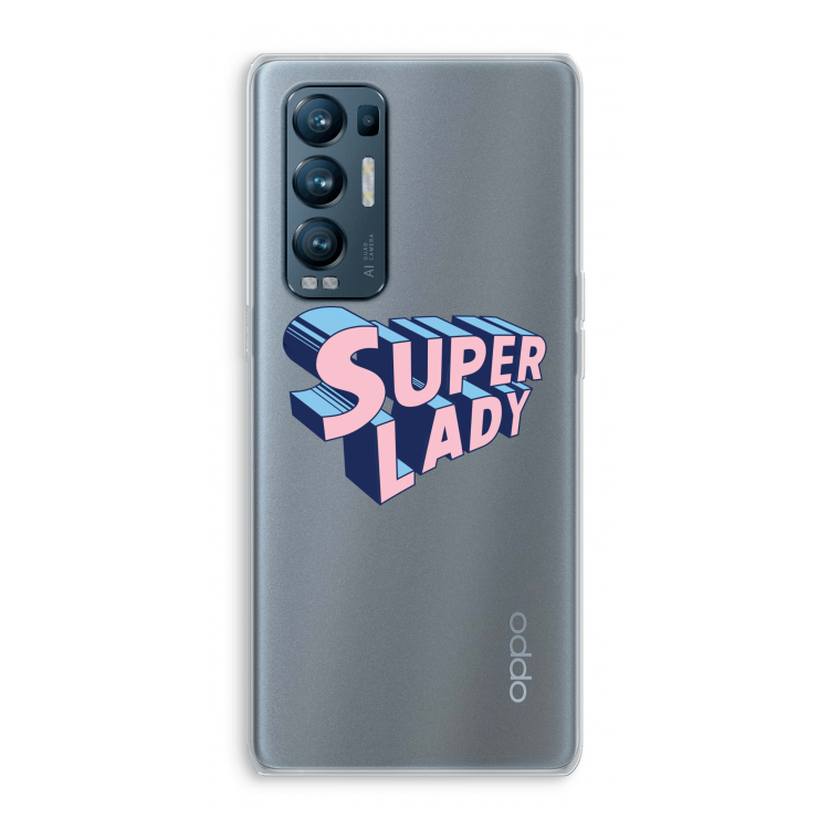 Superlady: Oppo Find X3 Neo Transparant Hoesje