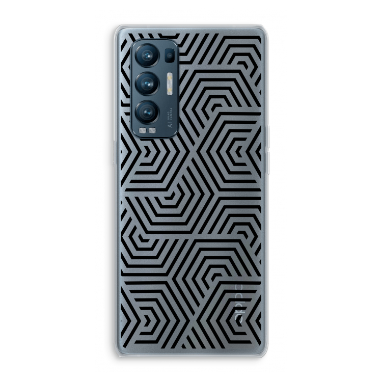 Magic pattern: Oppo Find X3 Neo Transparant Hoesje