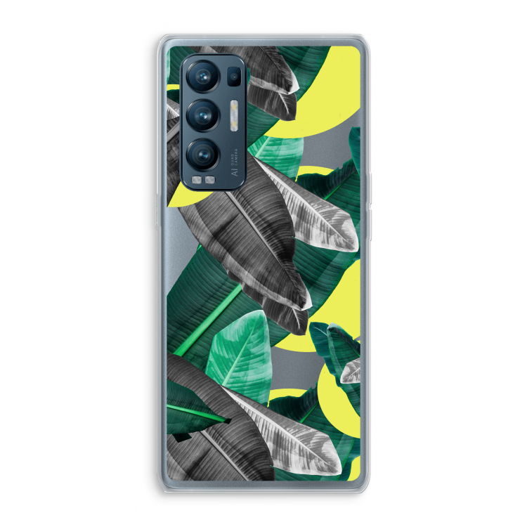 Fantasie jungle: Oppo Find X3 Neo Transparant Hoesje