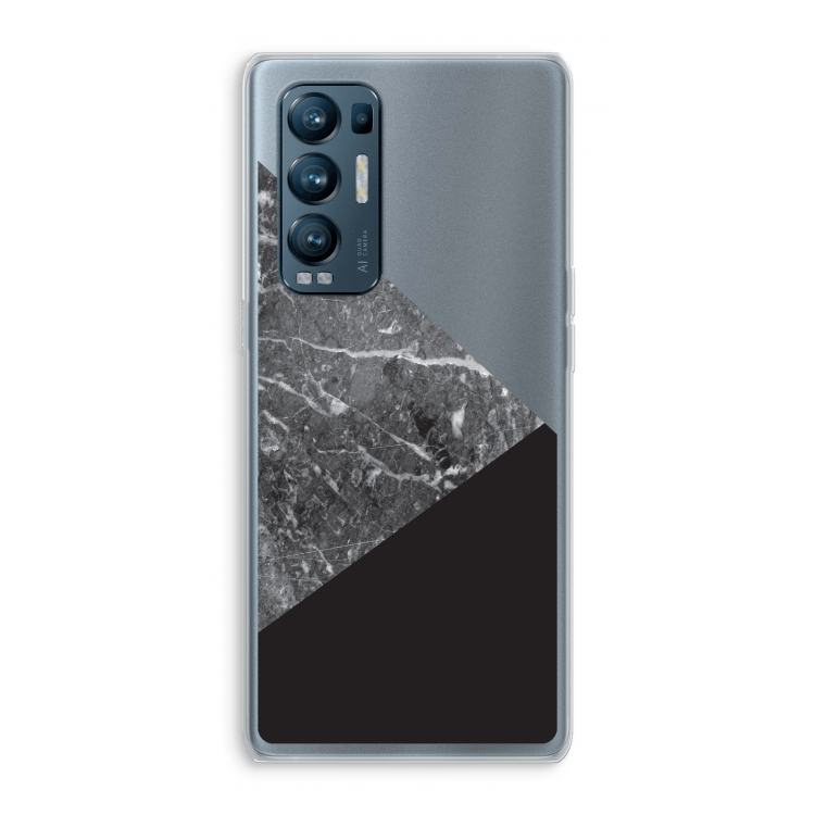 Combinatie marmer: Oppo Find X3 Neo Transparant Hoesje