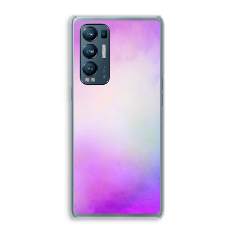 Clouds pastel: Oppo Find X3 Neo Transparant Hoesje