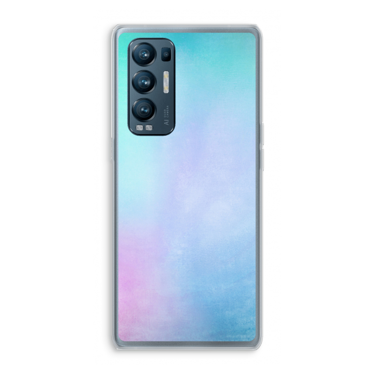 mist pastel: Oppo Find X3 Neo Transparant Hoesje