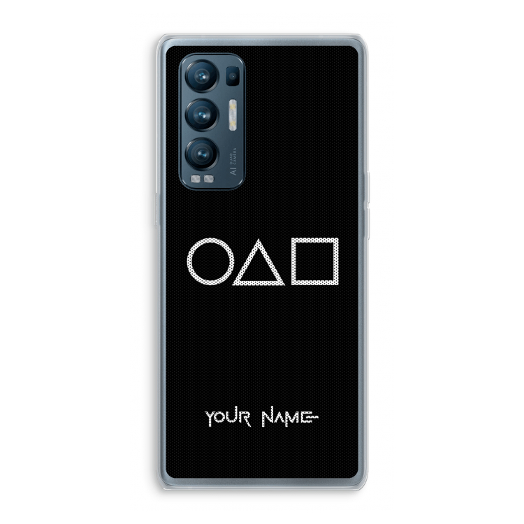 Squid Game: Oppo Find X3 Neo Transparant Hoesje