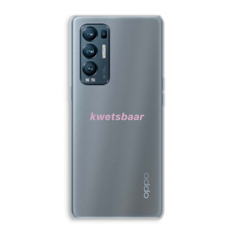 kwetsbaar: Oppo Find X3 Neo Transparant Hoesje