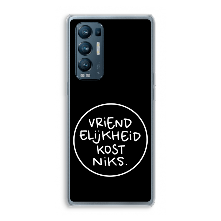 Vriendelijkheid: Oppo Find X3 Neo Transparant Hoesje