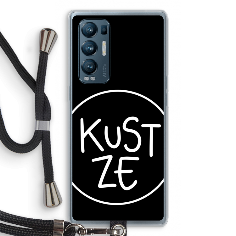 KUST ZE: Oppo Find X3 Neo Transparant Hoesje met koord