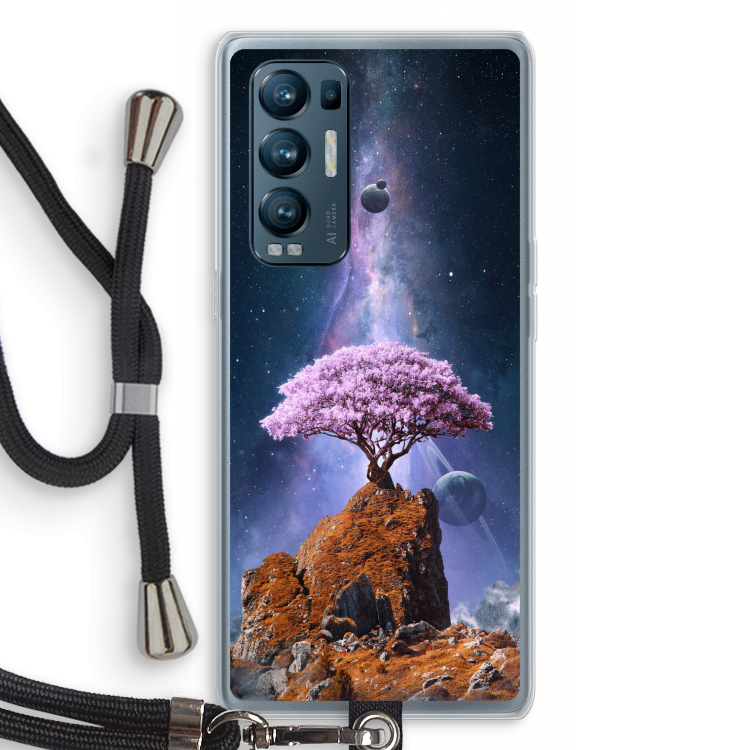 Ambition: Oppo Find X3 Neo Transparant Hoesje met koord