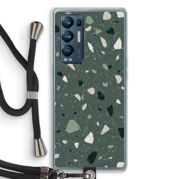 Terrazzo N°19: Oppo Find X3 Neo Transparant Hoesje met koord