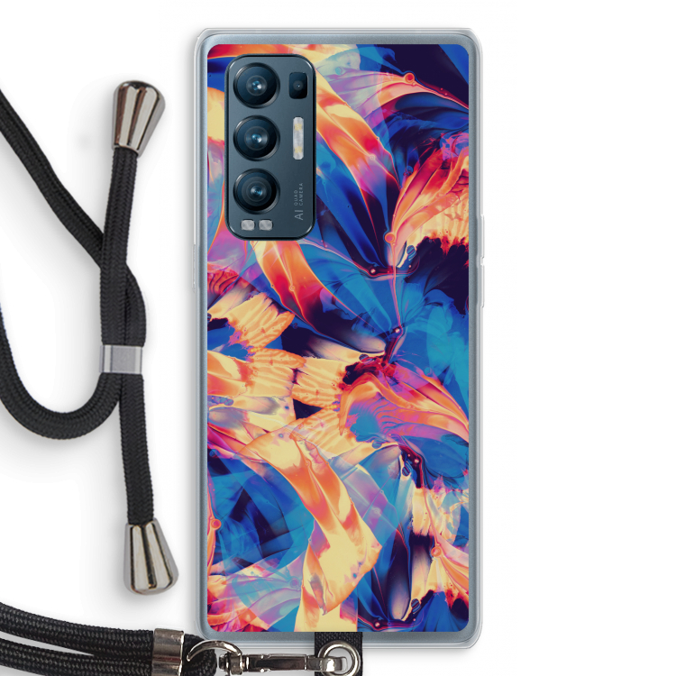 Tuesday Night: Oppo Find X3 Neo Transparant Hoesje met koord