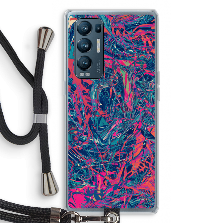 Sleeping Dreams: Oppo Find X3 Neo Transparant Hoesje met koord