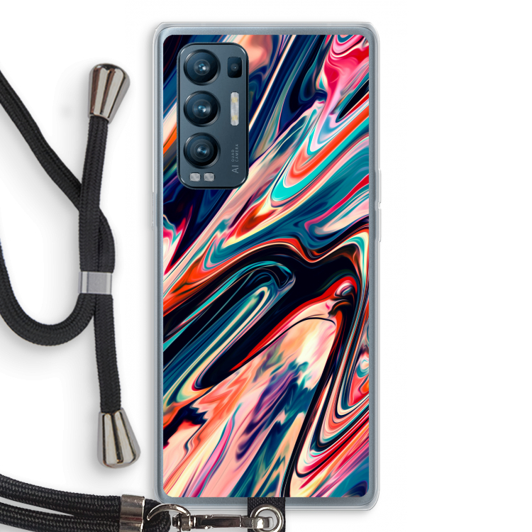 Quantum Being: Oppo Find X3 Neo Transparant Hoesje met koord