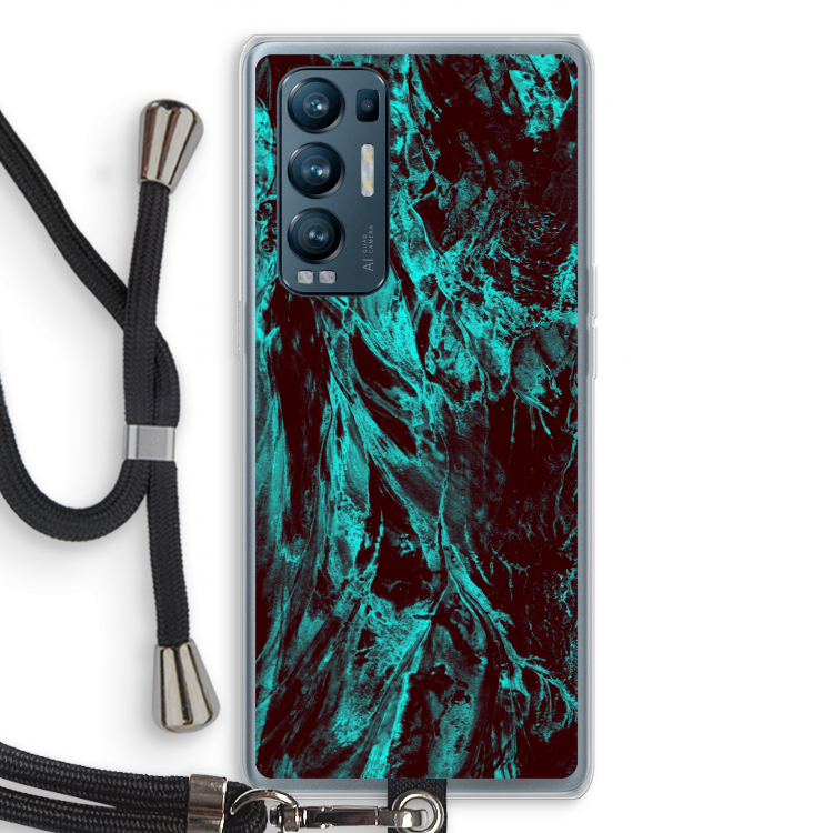 Ice Age: Oppo Find X3 Neo Transparant Hoesje met koord