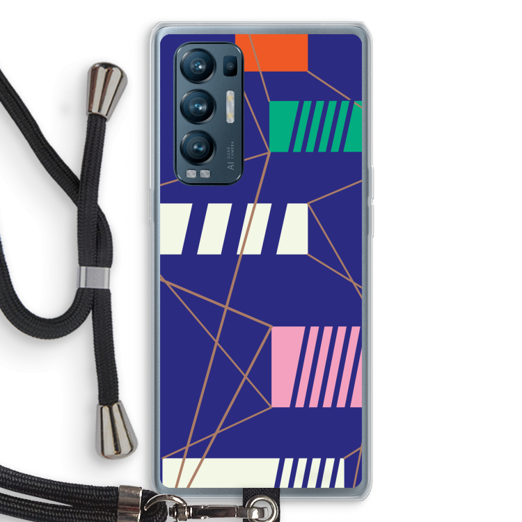 Gestalte 5: Oppo Find X3 Neo Transparant Hoesje met koord