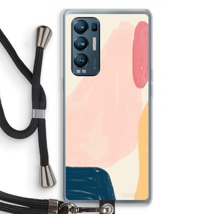 Saturday Flow: Oppo Find X3 Neo Transparant Hoesje met koord