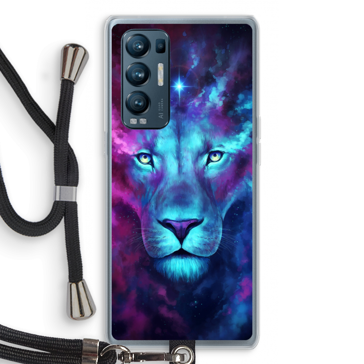 Firstborn: Oppo Find X3 Neo Transparant Hoesje met koord