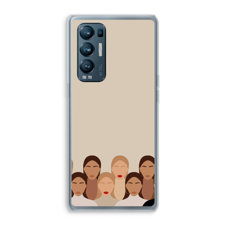 Girls girls girls: Oppo Find X3 Neo Transparant Hoesje